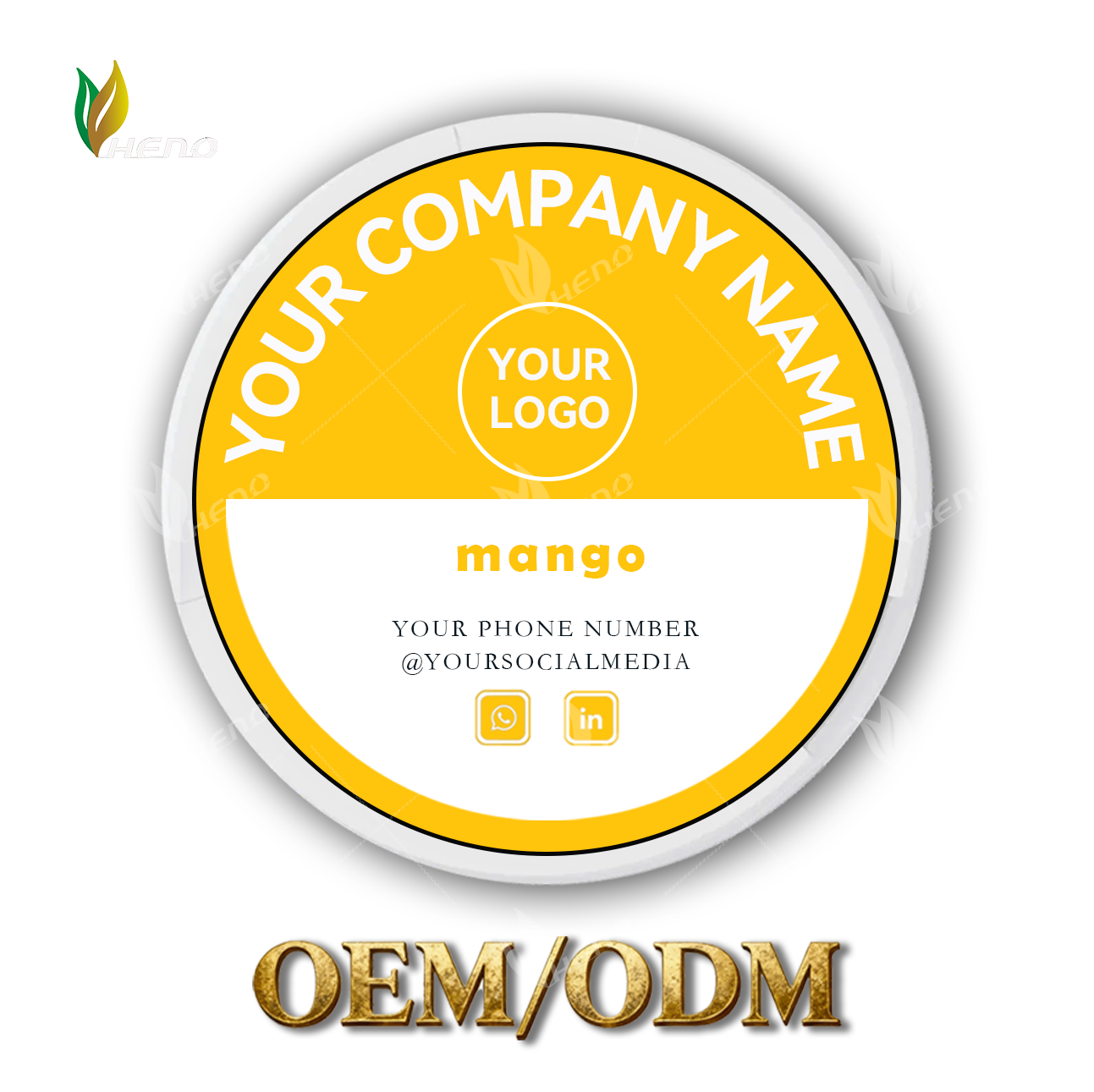 أكياس النيكوتين بنكهة المانجو